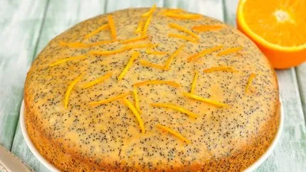 Yumuşacık dokusu ve enfes lezzetiyle: Haşhaşlı portakallı kek