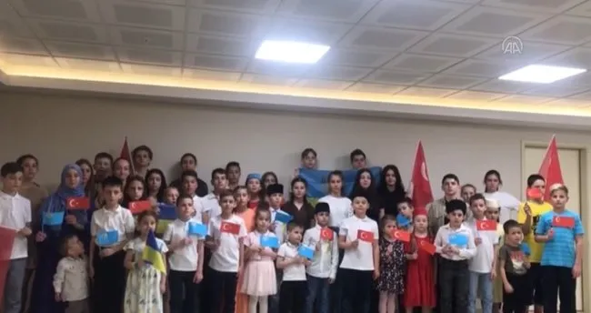 Emine Erdoğan'a, Kırım Türkü çocuklardan teşekkür mesajı: Türk milletinin desteğini unutmayacağız