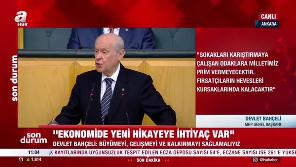 Son dakika: MHP Genel Başkanı Devlet Bahçeli'den partisinin grup toplantısında önemli açıklamalar
