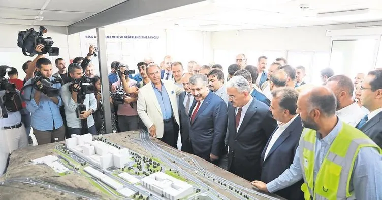 Şehir hastanesine Yıldırım inceleme