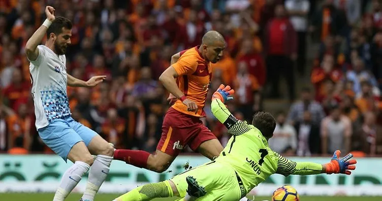 Galatasaray sahasÄ±nda Trabzonspor'u maÄlup etti