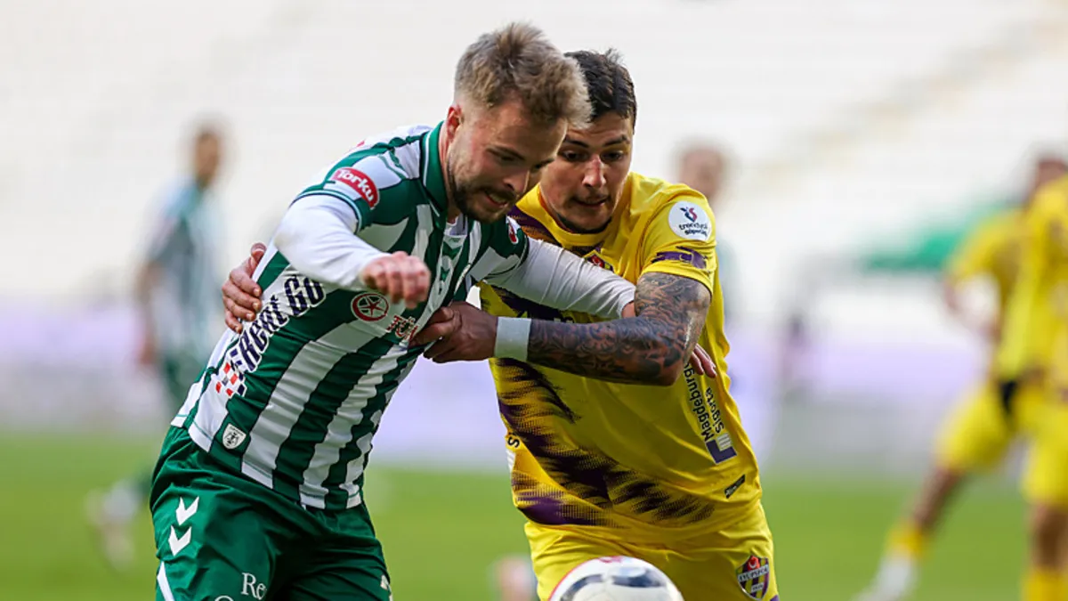 Konyaspor puanı 90+5’te kurtardı
