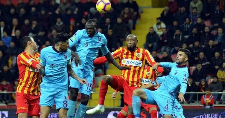 Trabzonspor Kayseri deplasmanında hata yapmadı
