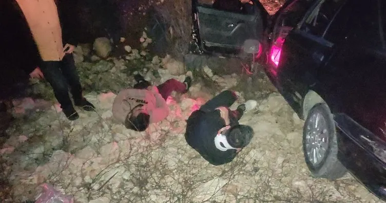 Kızıltepe’de devrilen araçta 5 kişi yaralandı