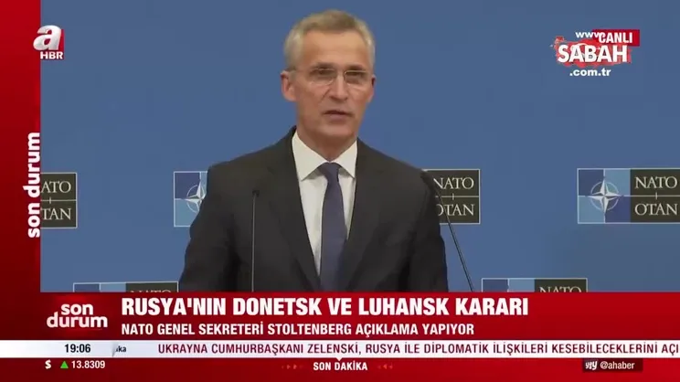 NATO Genel Sekreteri Stoltenberg'den açıklamalar | Video