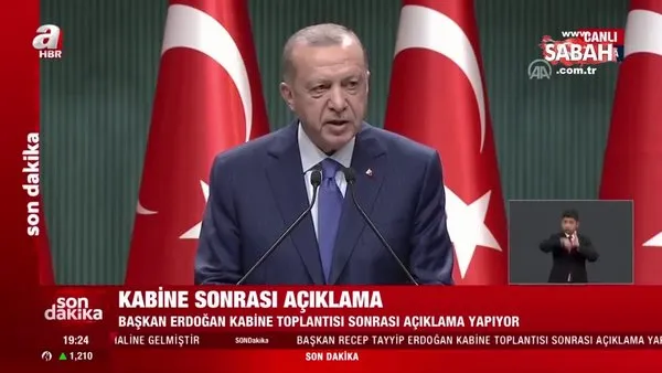 Başkan Erdoğan'dan kritik Kabine Toplantısı'nın ardından önemli açıklamalar | Video