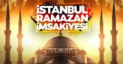 İSTANBUL İFTAR VAKTİ SAAT KAÇTA? 2023 Ramazan İmsakiyesi ile 3 Nisan bugün İstanbul iftar saati kaçta, akşam ezanı ne zaman, iftara ne kadar kaldı?