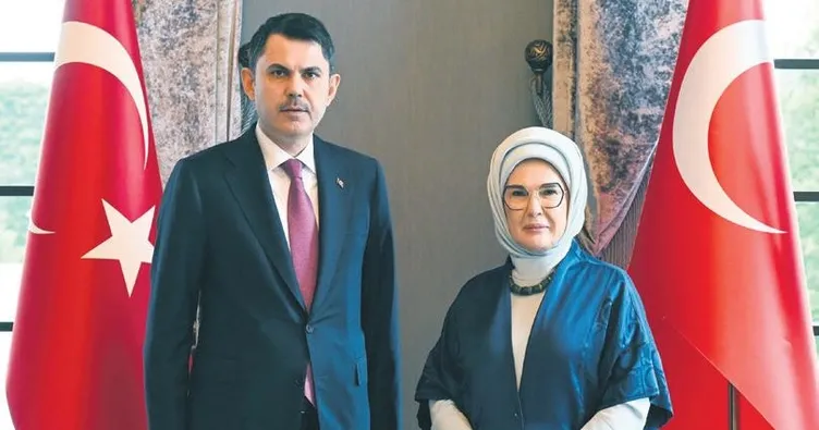 Emine Erdoğan Kurum’u kabul etti