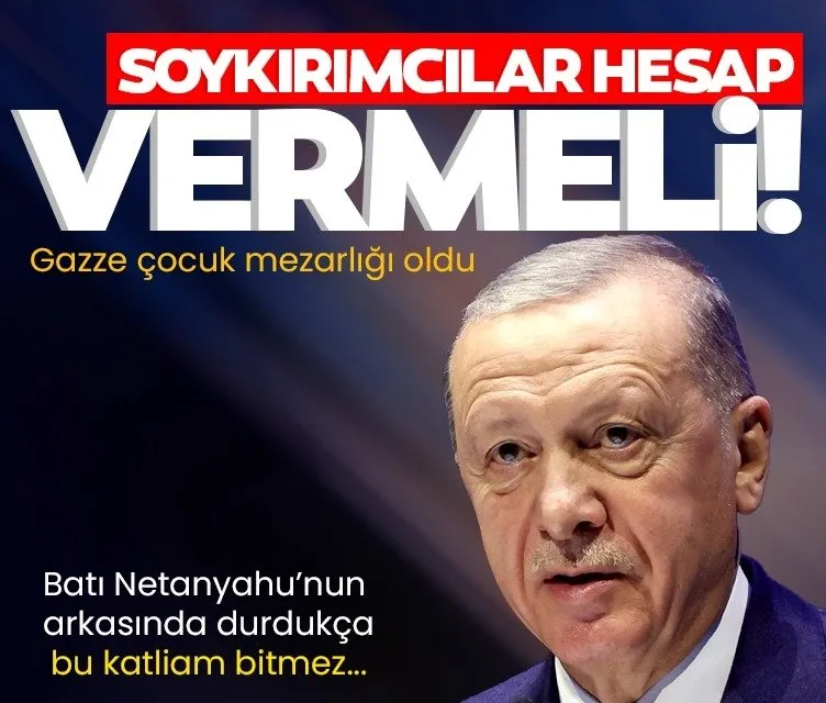 Son dakika! Başkan Erdoğan: İnsani dramlara kayıtsız kalamayız