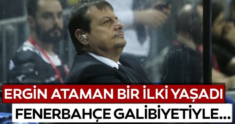 Ergin Ataman, Fenerbahçe Beko galibiyetiyle bir ilki yaşadı