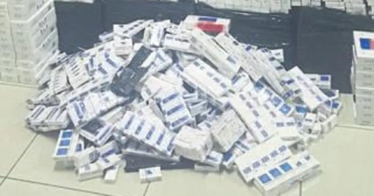 Mersin’de 7 bin 500 paket kaçak sigara ele geçirildi