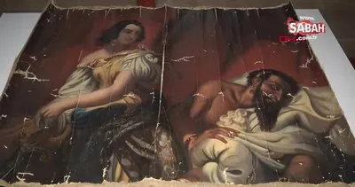 Operasyonda ele geçirilen 140 yıllık Yahya Peygamber tablosu, orijinal çıktı | Video