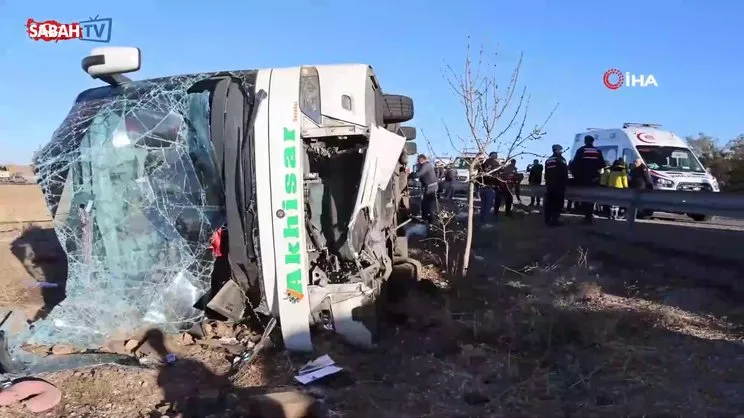 Aksaray'da 6 kişinin öldüğü 34 kişinin yaralandığı otobüs kazasında şoför tutuklandı