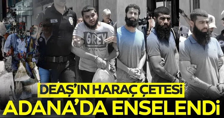 Adana’da DEAŞ haraç çetesi şüphelisi 17 kişi adliyede