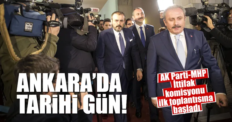 AK Parti ile MHP arasındaki ittifak görüşmeleri başladı