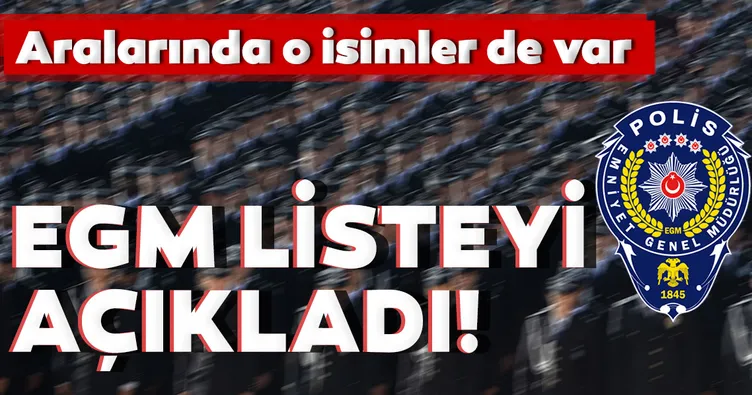 İşte Emekliye ayrılan emniyet müdürleri...