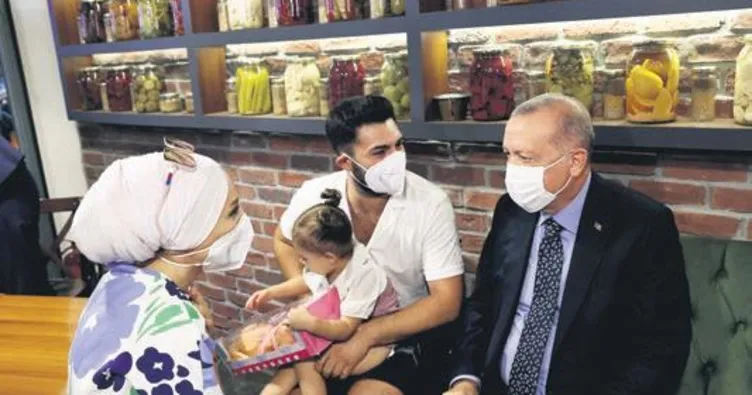 Başkan Erdoğan çocukları sevindirdi