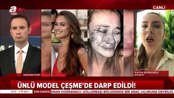 İzmir Çeşme'de ünlü top model Daria Kyryliuk'e plajda dayak! Canlı yayında flaş açıklamalar | Video