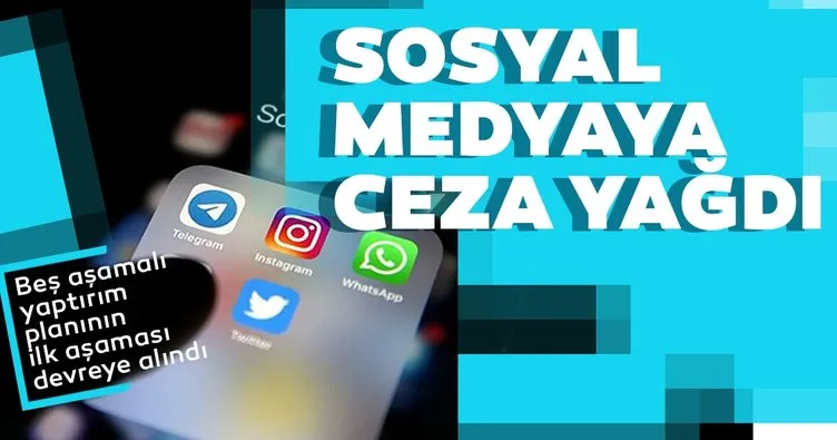 Sosyal medyaya ceza yağdı