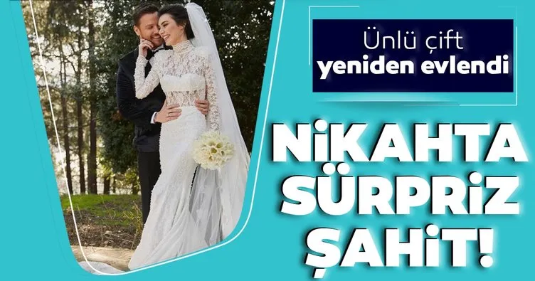Son Dakika: Ünlü şarkıcı Sinan Akçıl ve oyuncu Burcu Kıratlı ikinci kez evlendi!