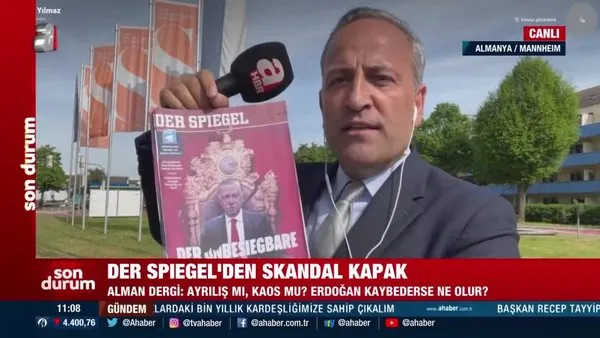 Alman Der Spiegel'den Başkan Erdoğan ve İslam düşmanlığı: “Hilal”i parçalanmış gösterdiler... | Video