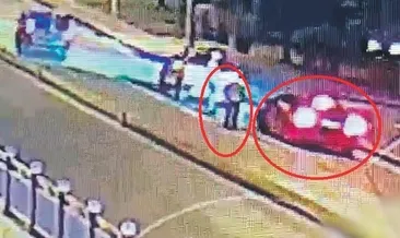 Alkollü sürücü polise çarpıp kaçtı