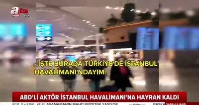 ABD’li aktör Robert Davi, İstanbul Havalimanı’na hayranlığını böyle anlattı