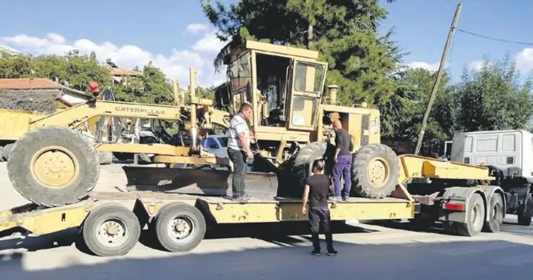 CHP’li belediye greyderini geri aldı