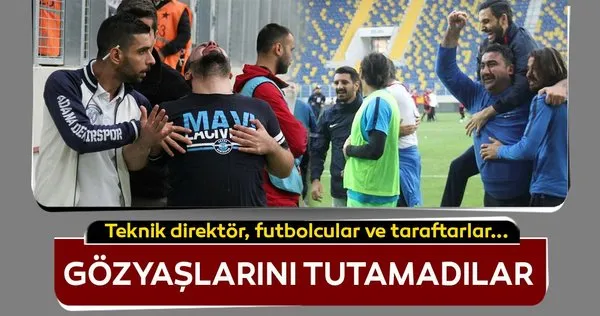 Adana Demirspor'da play-off sevinci ağlattı