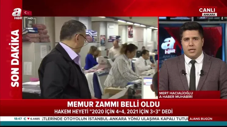 Memur zammı belli oldu