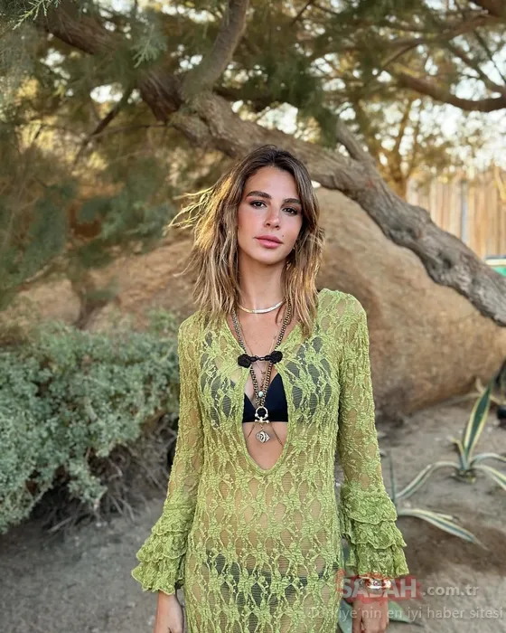 Hülya Koçyiğit’in torunu Aslışah Alkoçlar Mikonos pozlarıyla dudak uçuklattı! Siyah bikini üzerine dantel elbise...