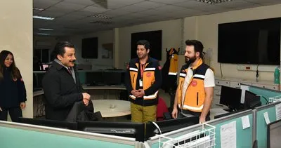 Kırşehir Valisi Demiryürek yılbaşı gecesi görev yapan personeli ziyaret etti #kirsehir