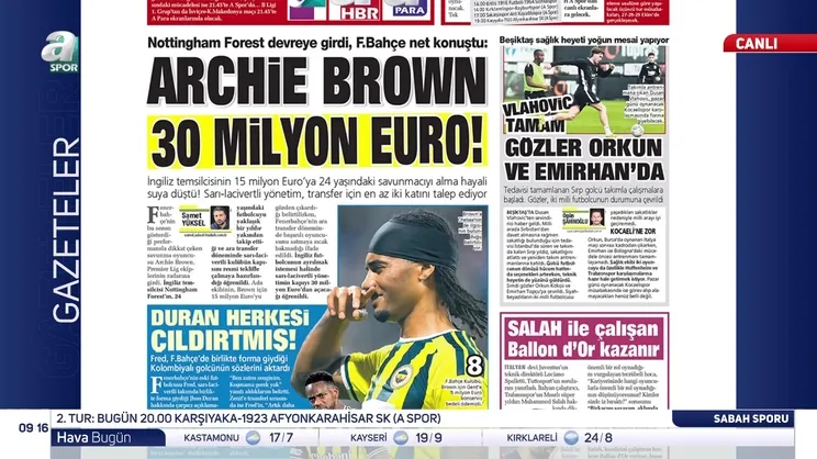 Archie Brown 30 milyon euro! | Video