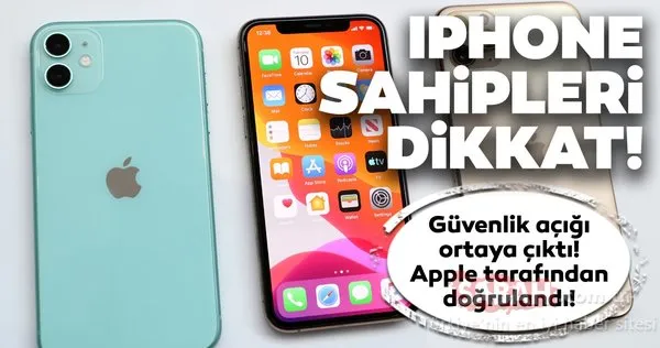 iOS 13'te güvenlik açığı var! Açık Apple tarafından kabul edildi