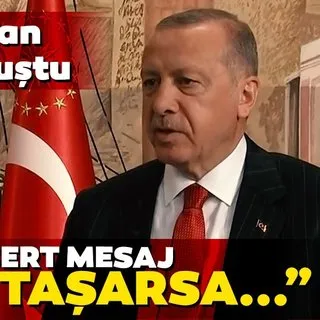 Başkan Erdoğan'dan ABD'ye sert mesaj... Sabrımız taşarsa...