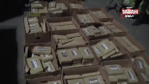 Mersin'de dev uyuşturucu operasyonu, 615 kilo kokain ele geçirildi