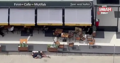 İzmir Adliyesi önündeki restoranda çatışma anları kamerada | Video