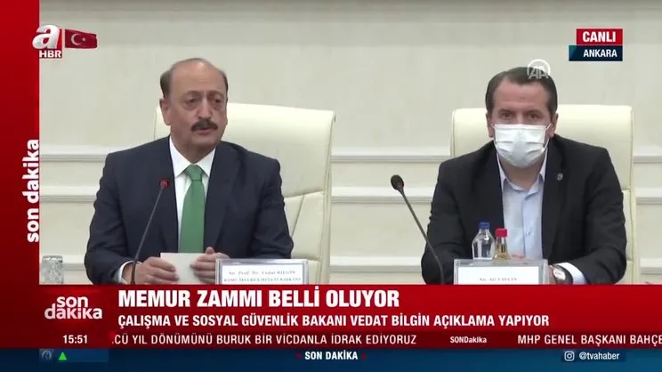 SON DAKİKA: İşte 2022 - 2023 memur maaş zamları... Bakan Bilgin memur maaş zammını canlı yayında açıkladı