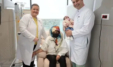 Meme kanserini yendi kızını kucağına aldı