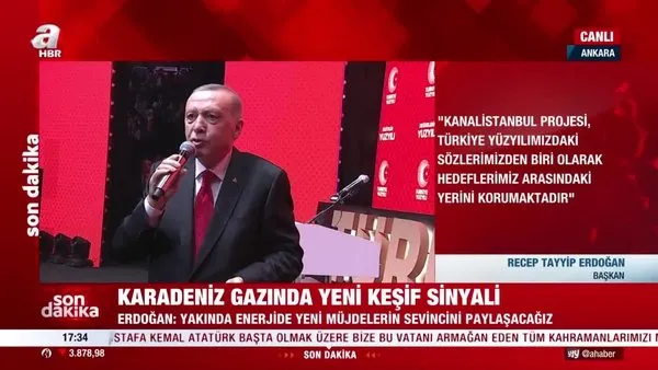 Başkan Erdoğan’dan Kanal İstanbul açıklaması: Yakında çalışmalar başlayacak | Video