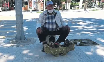 Kısıtlama izninde tezgah başına geçti