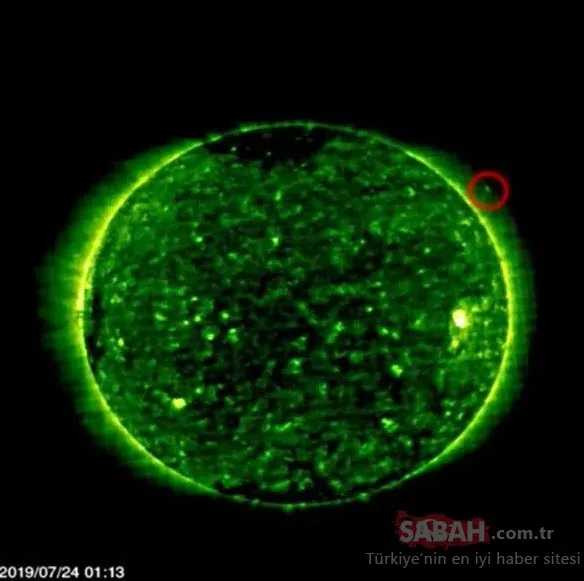 NASA uydusu Güneş'in yakınında 'Dünya'dan daha büyük uzay gemisi' tespit etti! NASA herhangi bir açıklama yapmadı