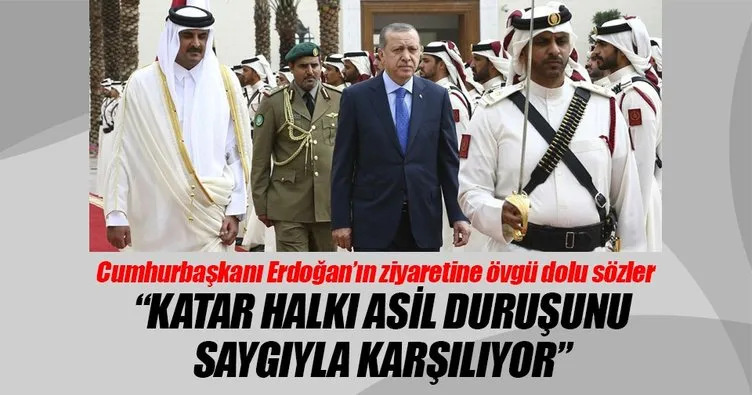 Cumhurbaşkanı Erdoğan’a övgü dolu sözler