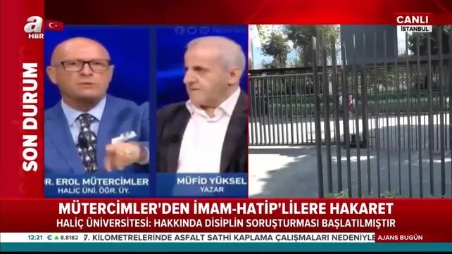 Son dakika haberi: Haliç Üniversitesi'nden İmam-Hatip'lere hakaret eden Erol Mütercimler hakkında flaş açıklama | Video