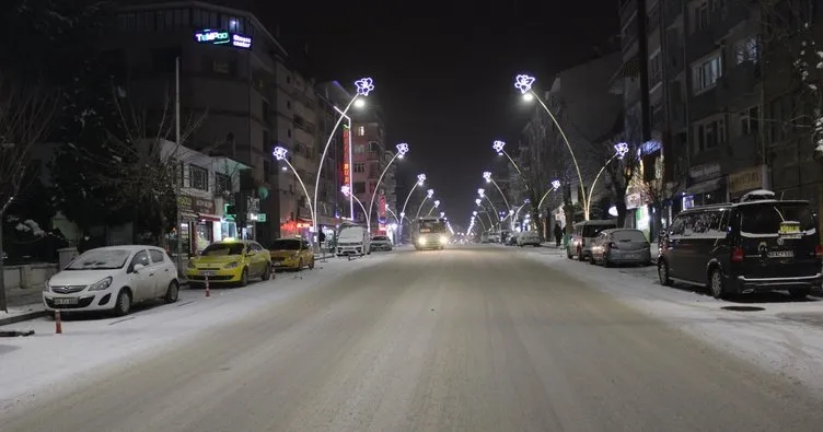 Tokat’ta kar sessizliği!