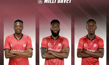 Sivasspor’da 3 futbolcuya milli davet