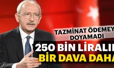 Kılıçdaroğlu’na 250 bin liralık bir dava daha