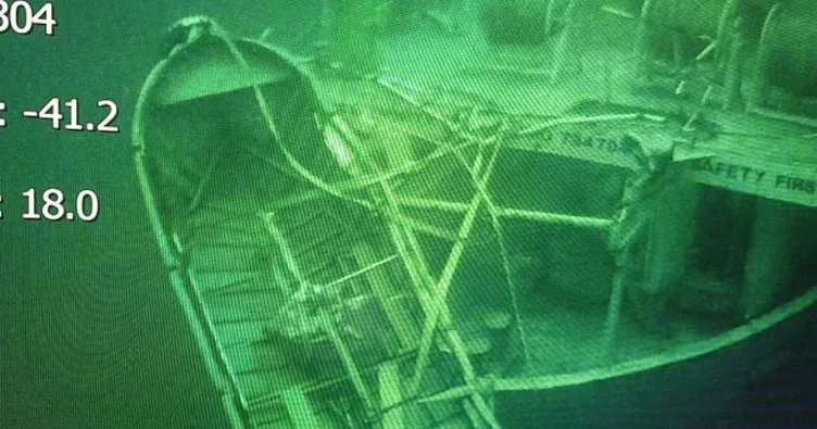 Batan gemide makine dairesi taranıyor: Kısa boylu dalgıçlar devrede