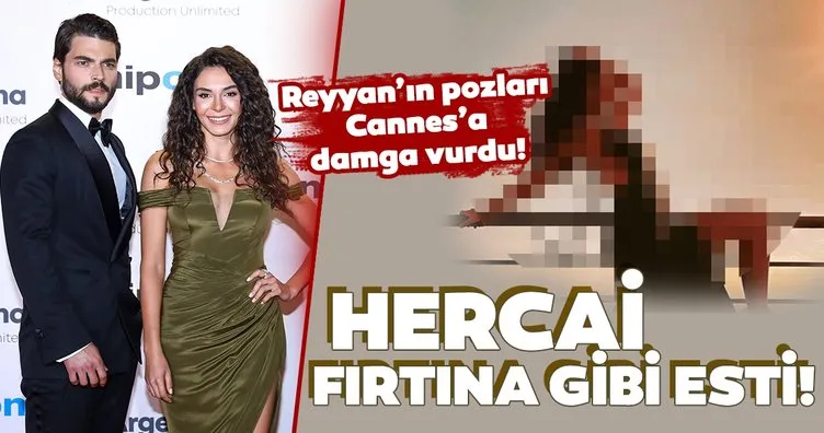 Hercai’nin Reyyan’ı Ebru Şahin Cannes pozlarıyla hayran bıraktı! Ebru Şahin Hercai dizisindeki partneri Akın Akınözü ile Cannes’a damga vurdu!