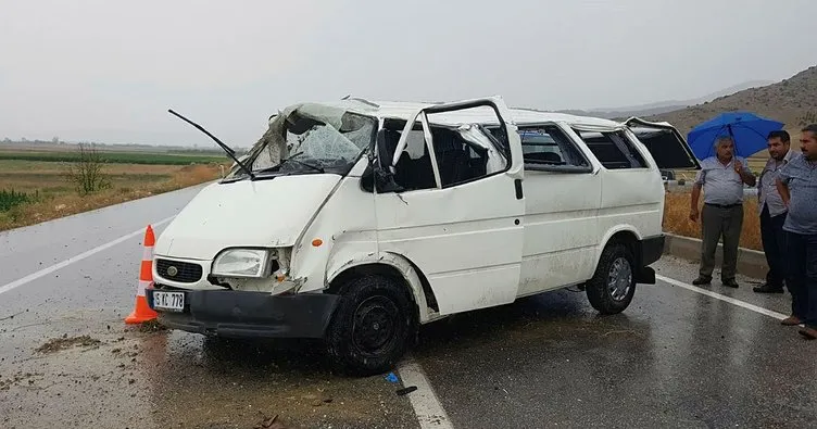 Burdur’da kaza: 3 yaralı